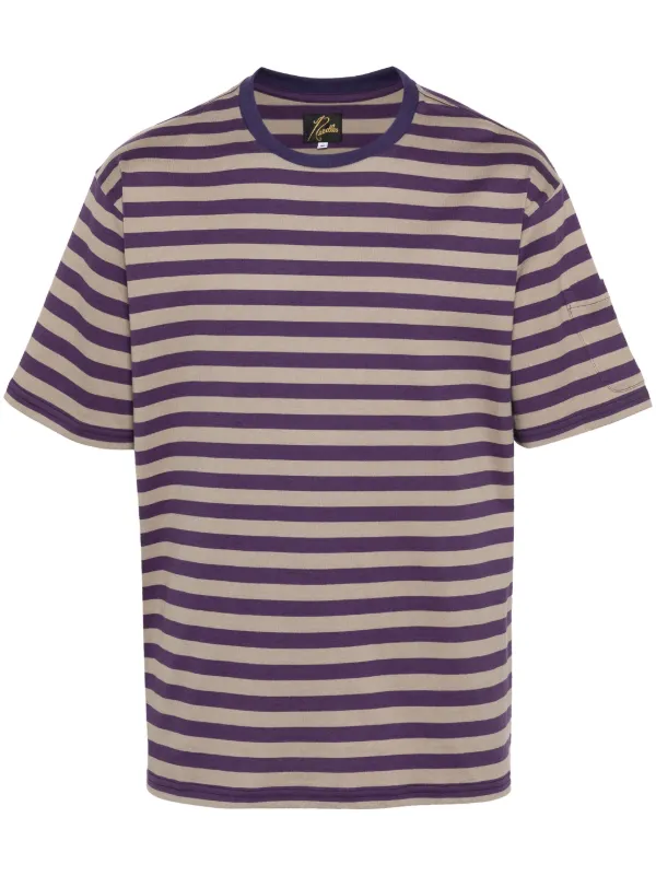 Purple striped t shirt best sale