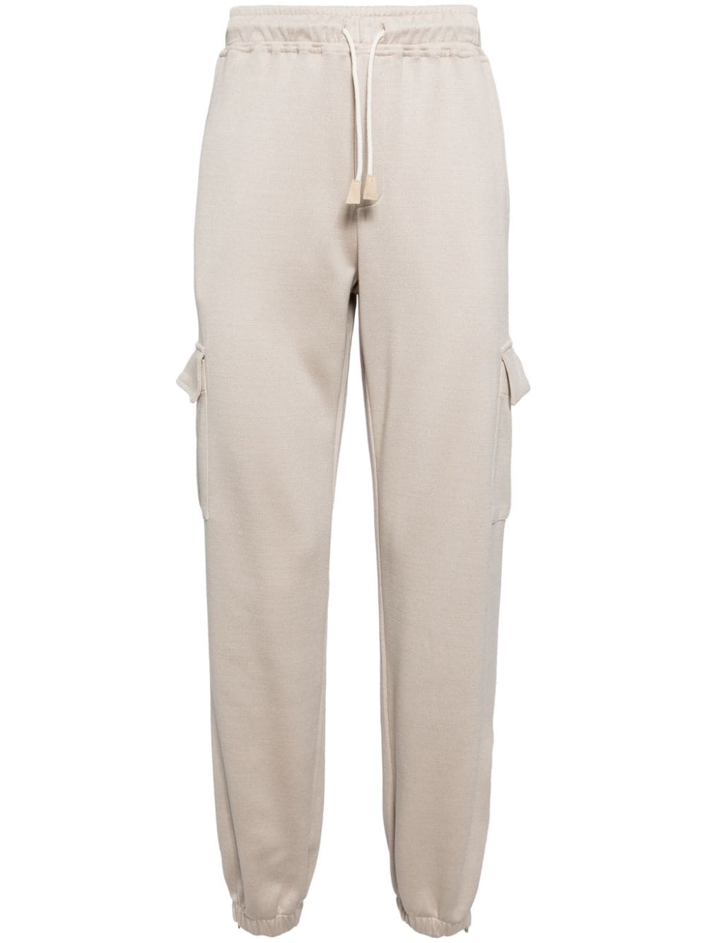 Eleventy Mid-waist Track Trousers In Neutrals