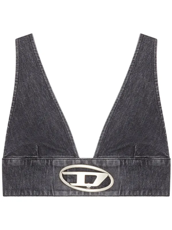 Diesel デニム ブラトップ | ブラック | FARFETCH JP