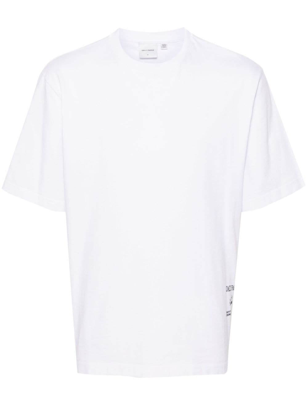 Daily Paper Metronome Cotton T-shirt In White