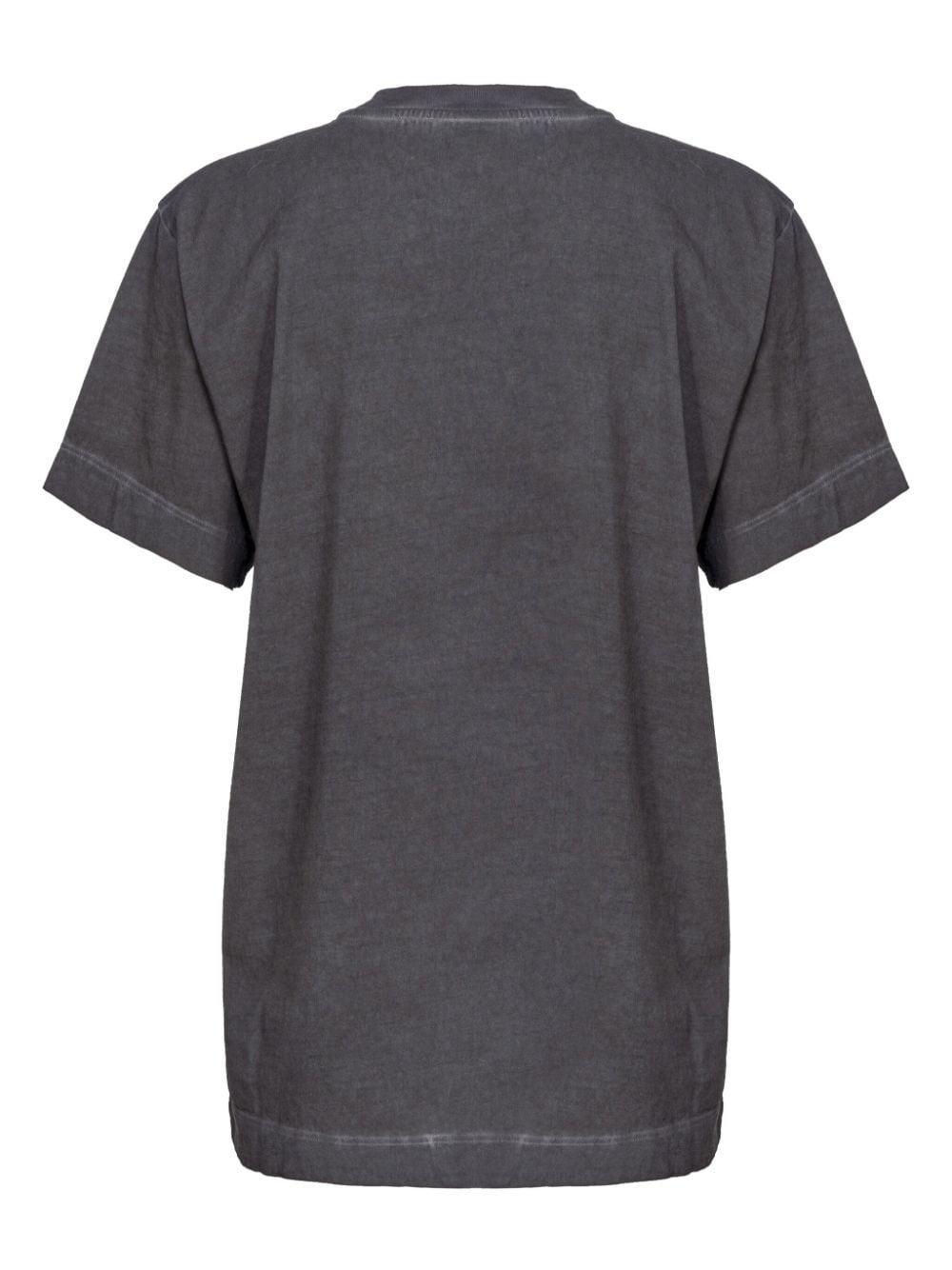 Shop Pinko Tiramisu Cotton T-shirt In Grey
