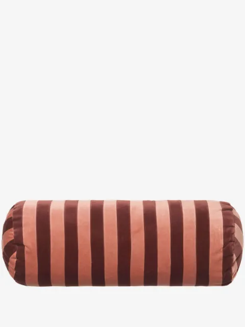 Christina Lundsteen Bolster Stripe velvet cushion (20cm x 60cm)