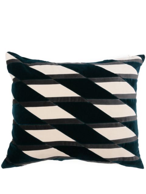 Christina Lundsteen Layla geometric-print velvet cushion (50cm x 60cm) 