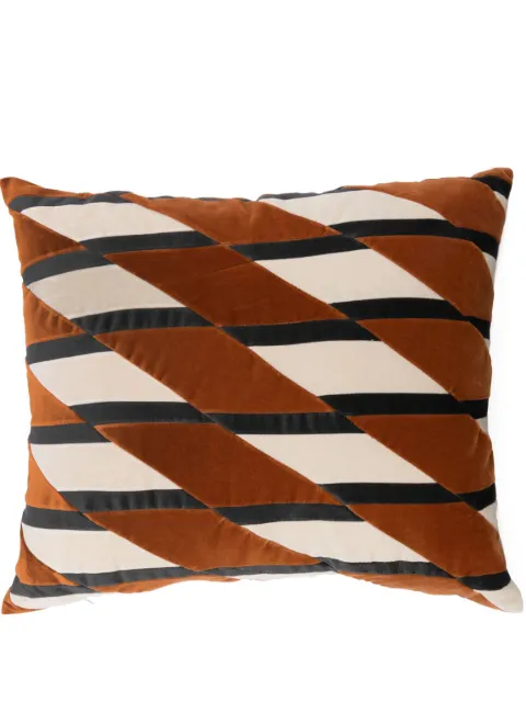 Christina Lundsteen Layla geometric-print velvet cushion (50cm x 60cm) 