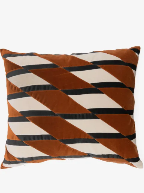 Christina Lundsteen Layla geometric-print velvet cushion (50cm x 60cm)