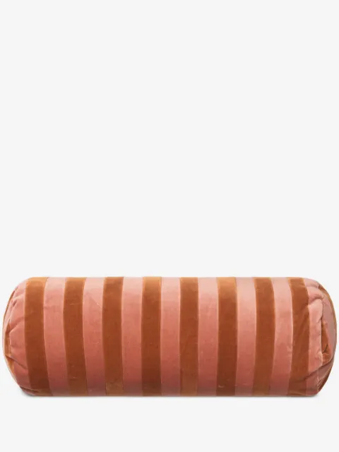 Christina Lundsteen Bolster Stripe velvet cushion (20cm x 60cm)
