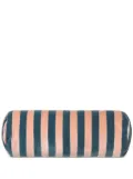 Christina Lundsteen Bolster Stripe velvet cushion (20cm x 60cm) - Pink