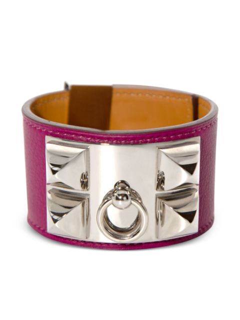 Hermes Collier de Chien leather bracelet Women