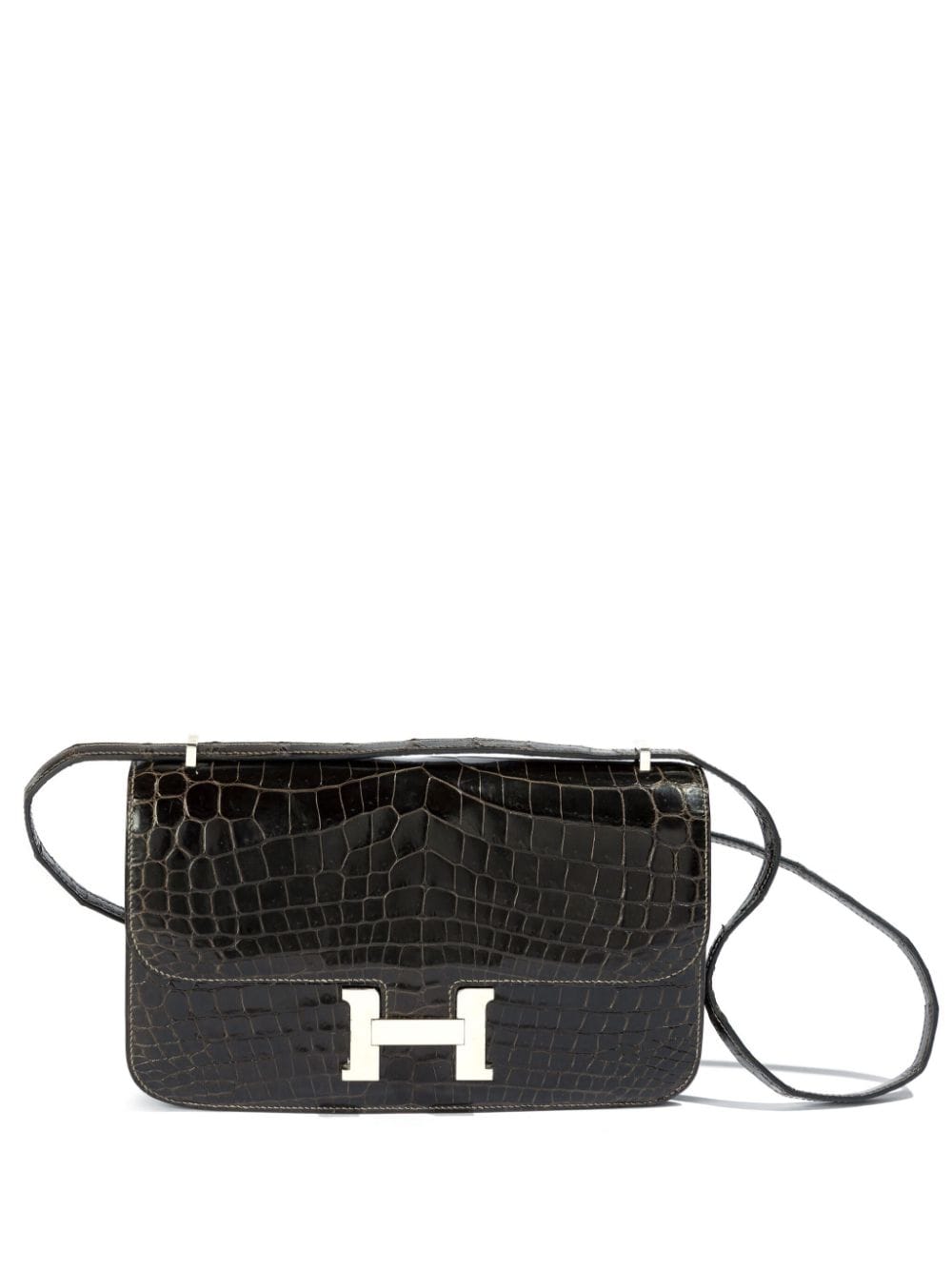 Pre-owned Hermes 2010 Constance Shoulder Bag In Black