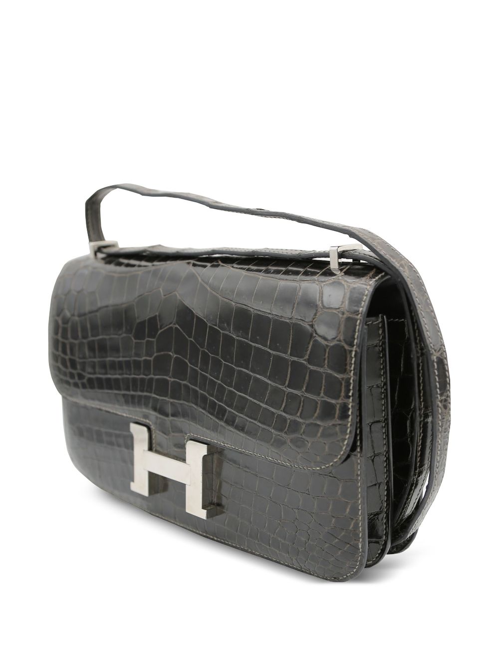 Pre-owned Hermes 2010 Constance Shoulder Bag In Black