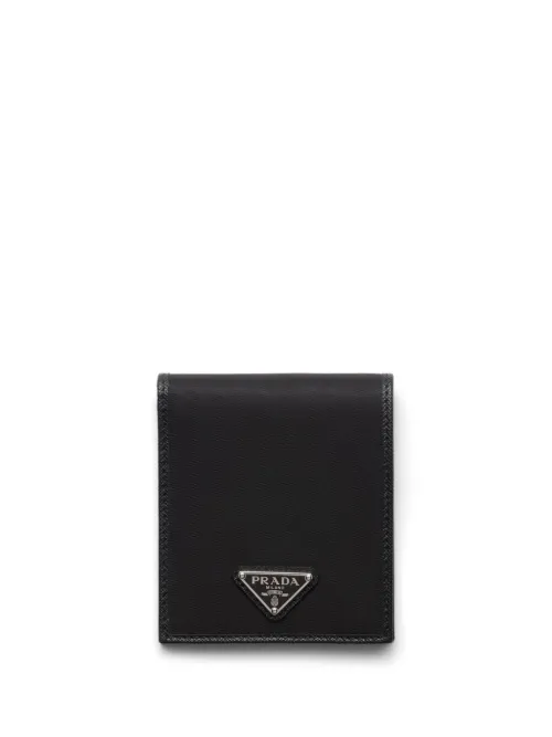 Portefeuille à plaque logo - Prada - Modalova