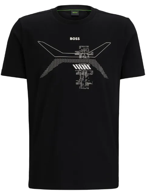 BOSS playera con estampado gráfico