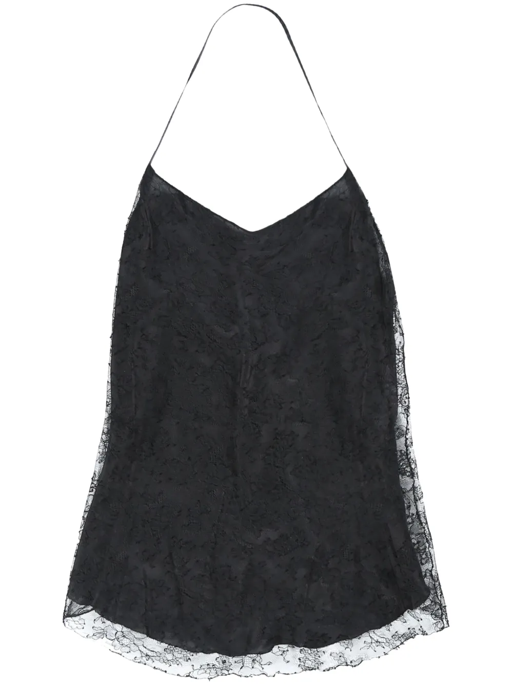 Marc Le Bihan cowl-effect lace blouse | Black | Image 1