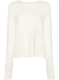 Maje cashmere sweater - White