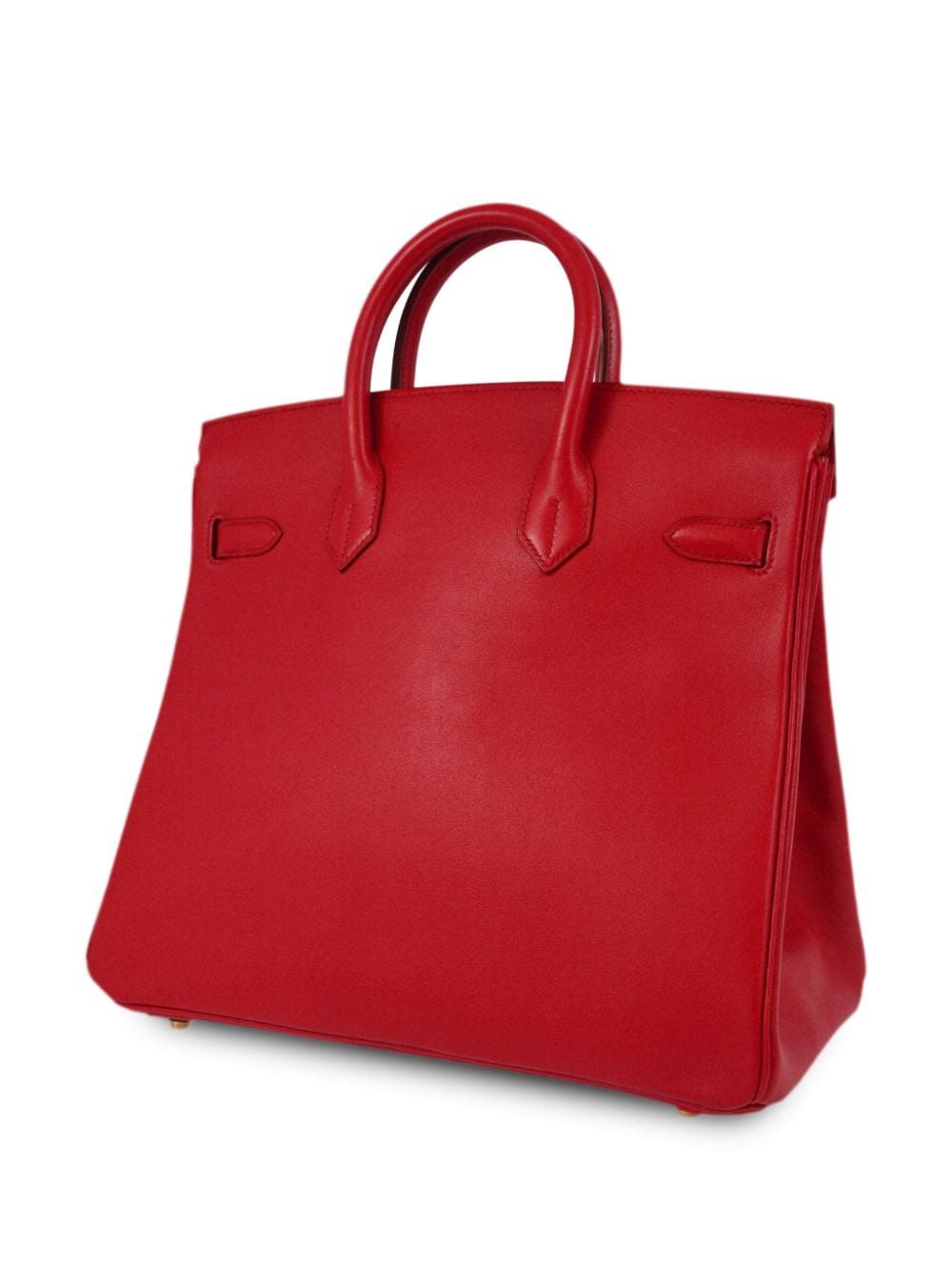 Pre-owned Hermes 1999 Haut À Courroies Handbag In Red