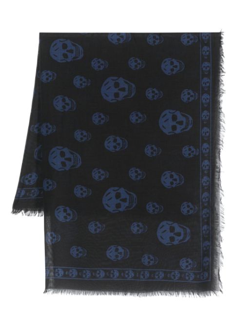 Alexander McQueen skull-print scarf Men