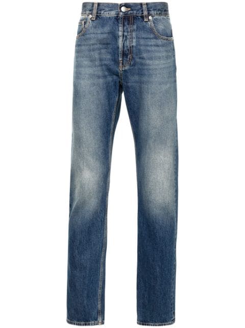 Alexander McQueen jean à logo imprimé