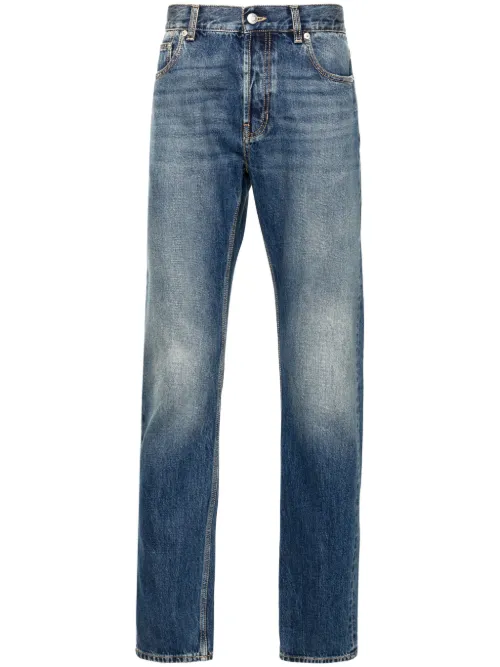 Jean à logo imprimé - Alexander McQueen - Modalova