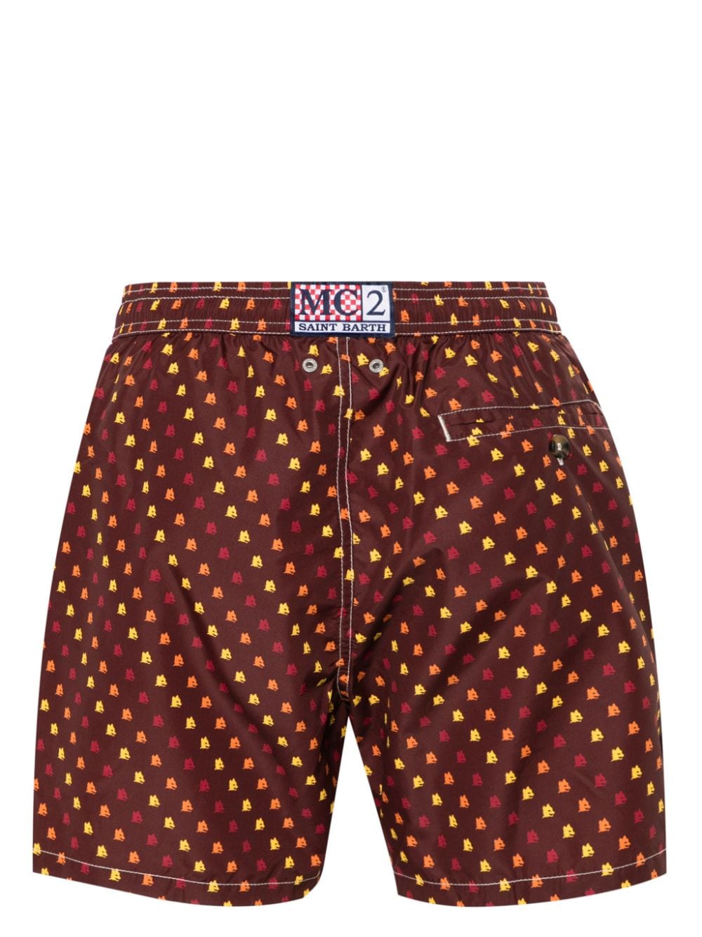 MC2 Saint Barth motif-print swim shorts - Bruin