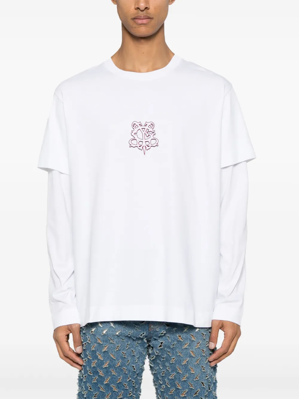 Givenchy T-shirt met grafische print Wit