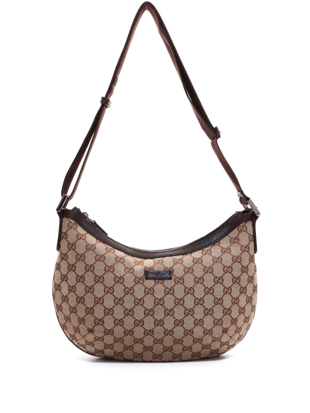 Gucci Pre-Owned GG canvas shoulder bag - Braun