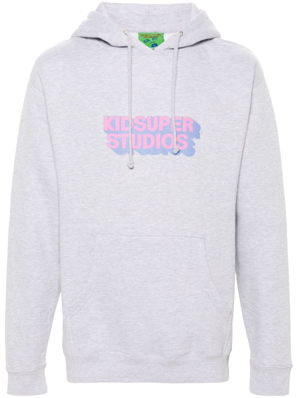 Kidsuper Logo印花连帽衫 In Grey