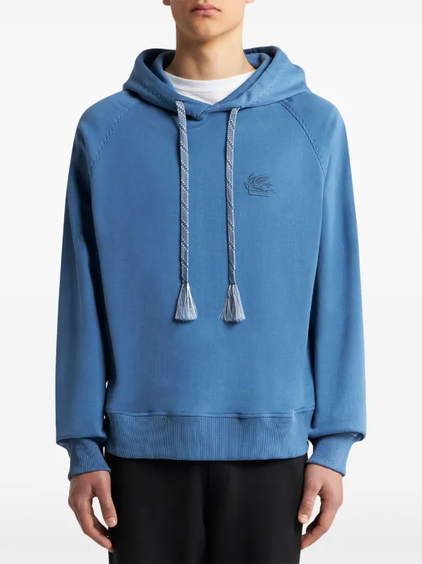 【送料&関税込】Etro Pegaso-embroidered Long-sleeved Sweatsh ETRO KIDS Pegaso-embroidered Cotton Sweatshirt | Green