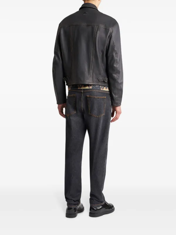 ETRO エトロ スウェード ジップアップ レザージャケット ETRO エトロ スウェード ジップアップ レザージャケット - メルカリ