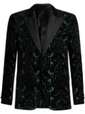 ETRO brocade velvet blazer - Black