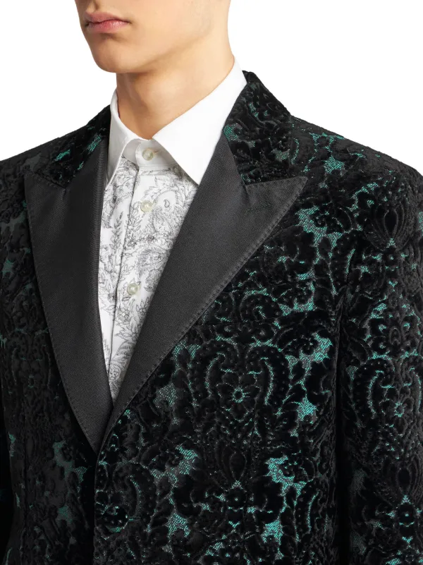 ジャケット Etro Brown Velvet Blazer ETRO Velvet blazer | NET-A-PORTER