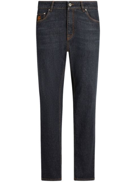 ETRO mid-rise slim-cut jeans
