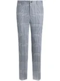 ETRO tailored checked trousers - Blue