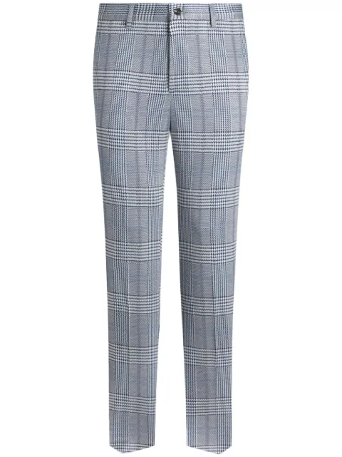 ETRO tailored checked trousers
