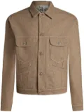 ETRO Pegaso-button denim jacket - Brown