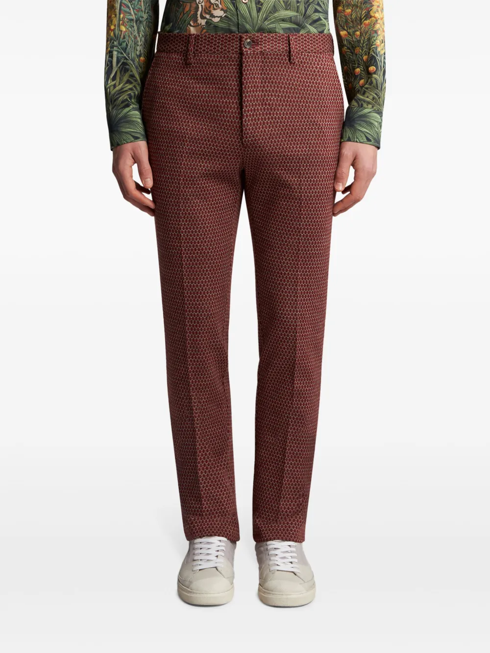 ETRO Wollen pantalon Rood