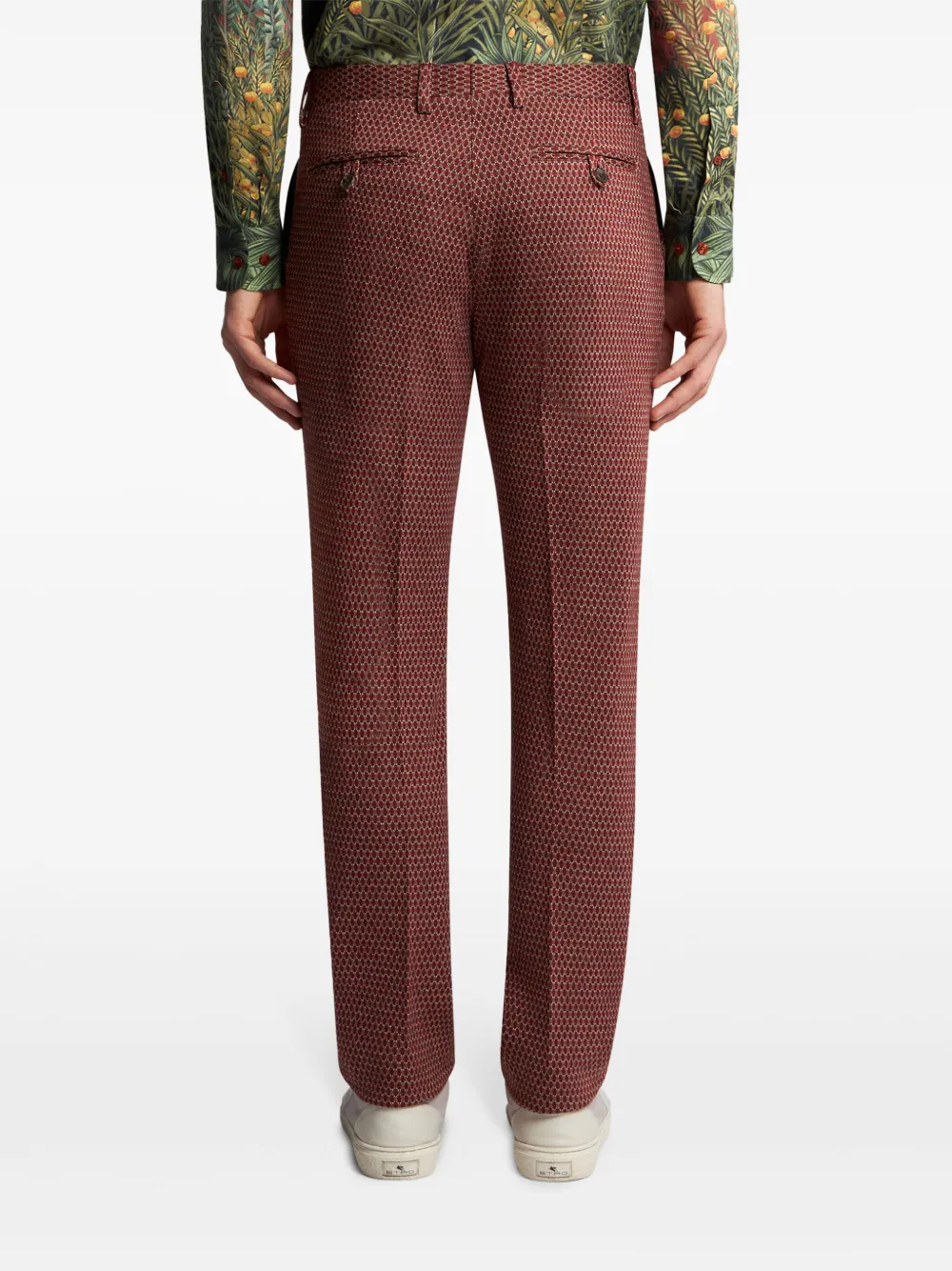 ETRO Wollen pantalon Rood