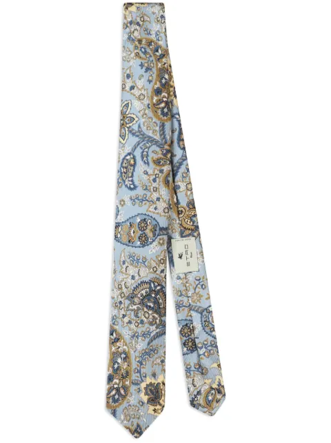 ETRO floral print silk tie