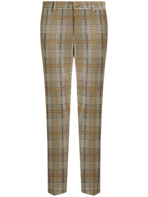 ETRO tailored checked trousers