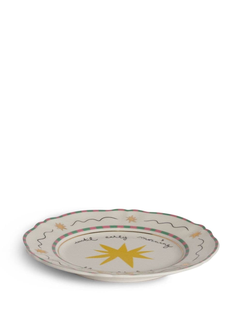 Bitossi Home small Star porcelain plate (16.5cm) - Wit