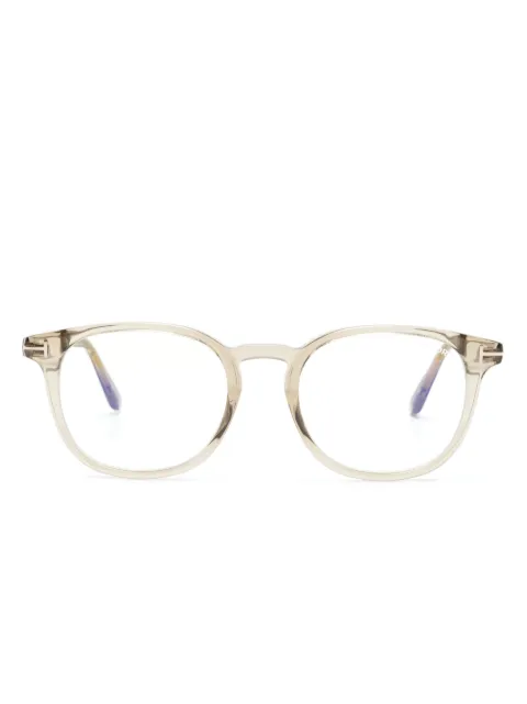 TOM FORD Eyewear transparent round-frame glasses
