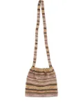 Needles patterned messenger bag - Pink