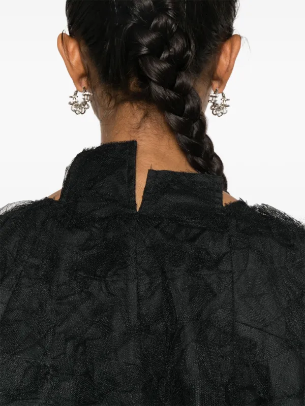Comme Des Garçons チュールインサート クロップドジャケット 