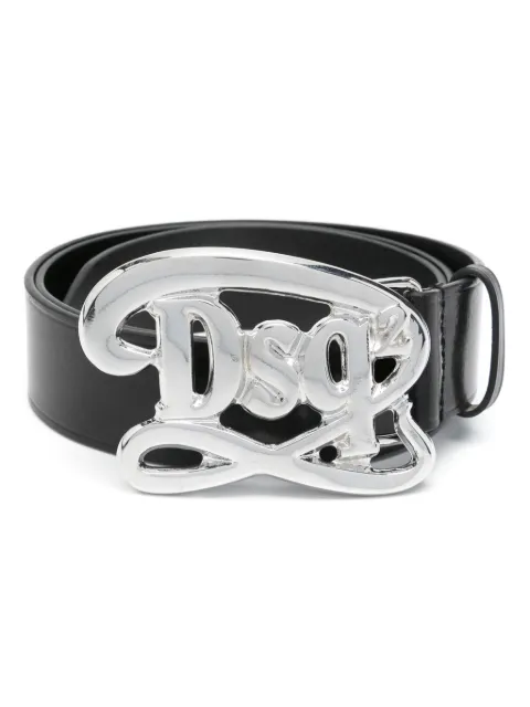 DSQUARED2 cinturón con hebilla del logo