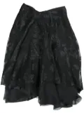 Marc Le Bihan Noir asymmetric skirt - Black