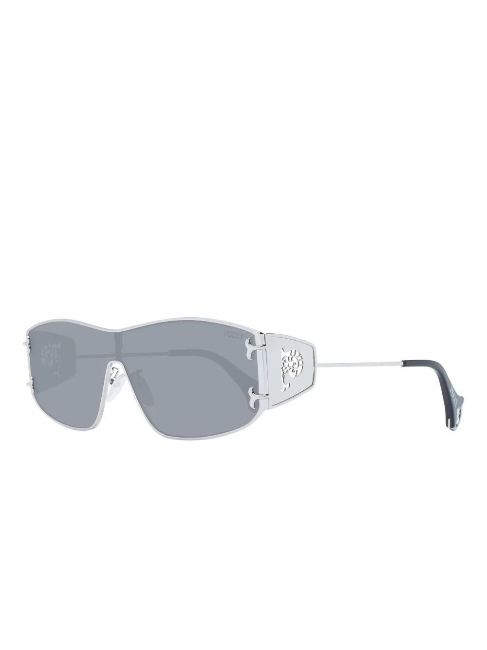 Pucci Geometric-frame Sunglasses In Gray