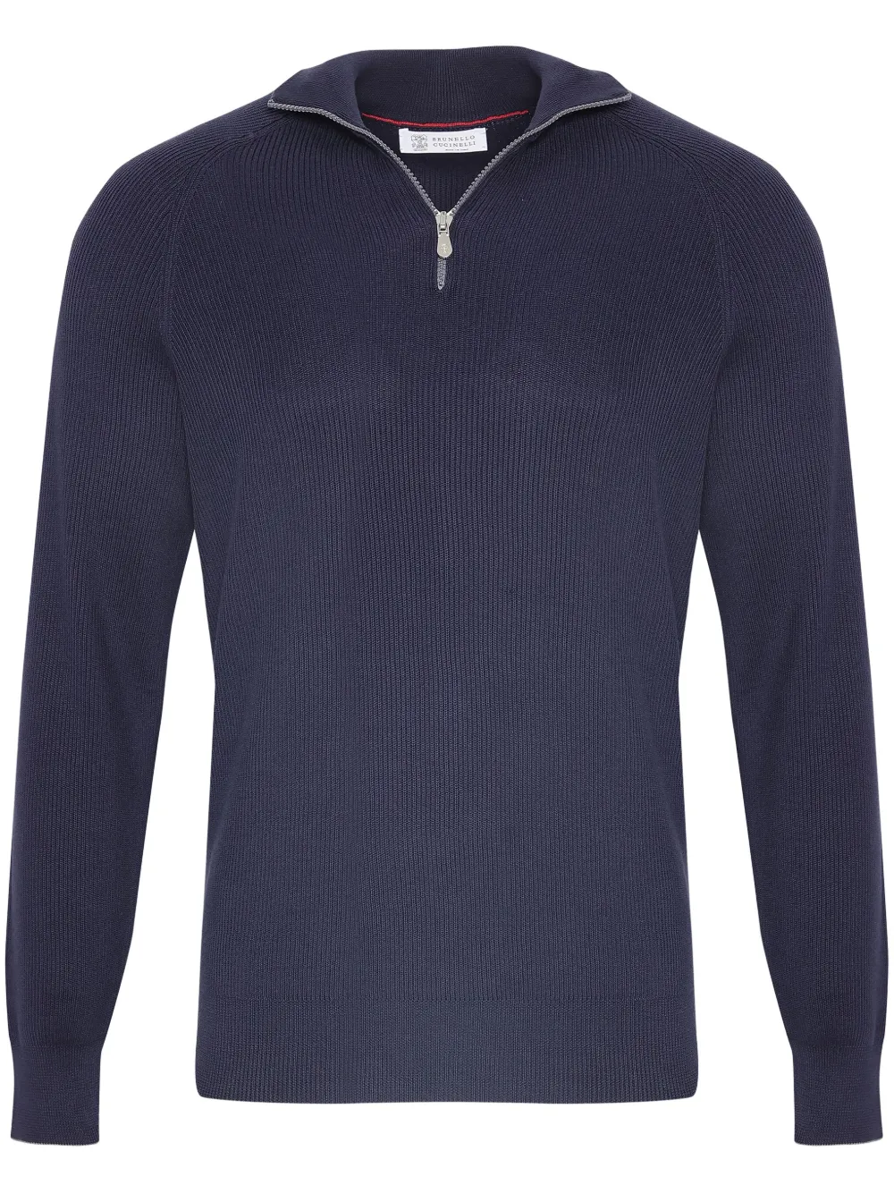 Brunello Cucinelli pull en coton | bleu | Image 1