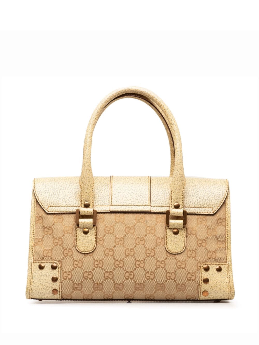 Gucci Pre-Owned 2000-2015 GG Canvas Turnlock handbag - Bruin