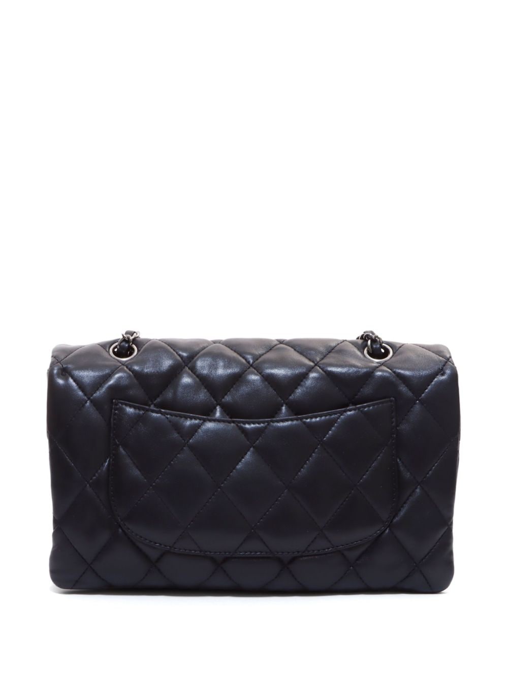 CHANEL Pre-Owned 2013-2014 diamond-quilted shoulder bag - Zwart