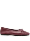 Senso Becca leather ballerina flats - Red