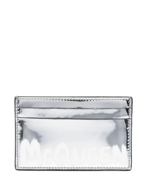 Alexander McQueen McQueen Graffiti card holder Men